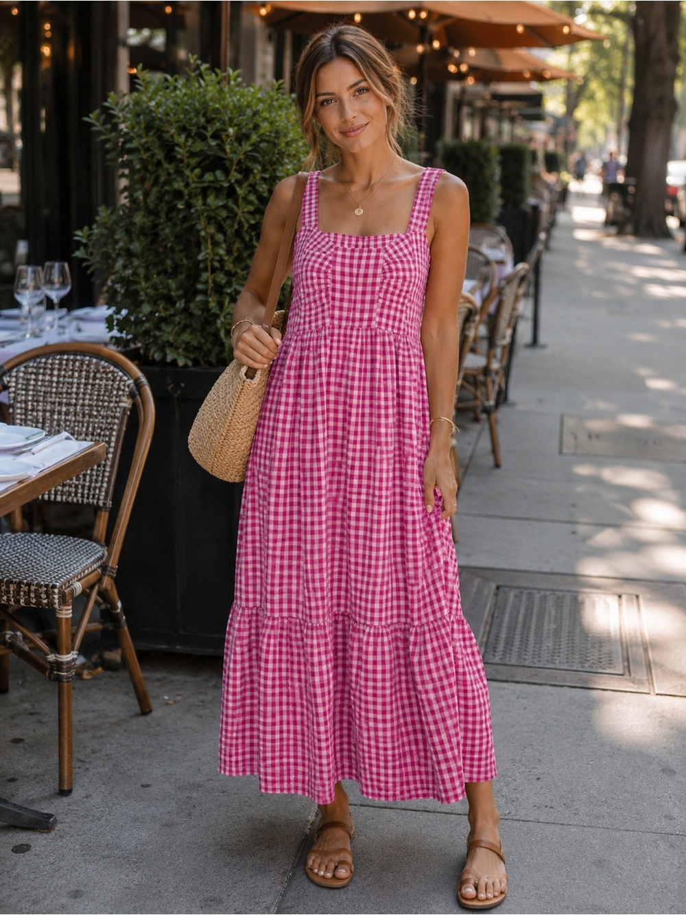 Allison Wonderland Linen Dress
